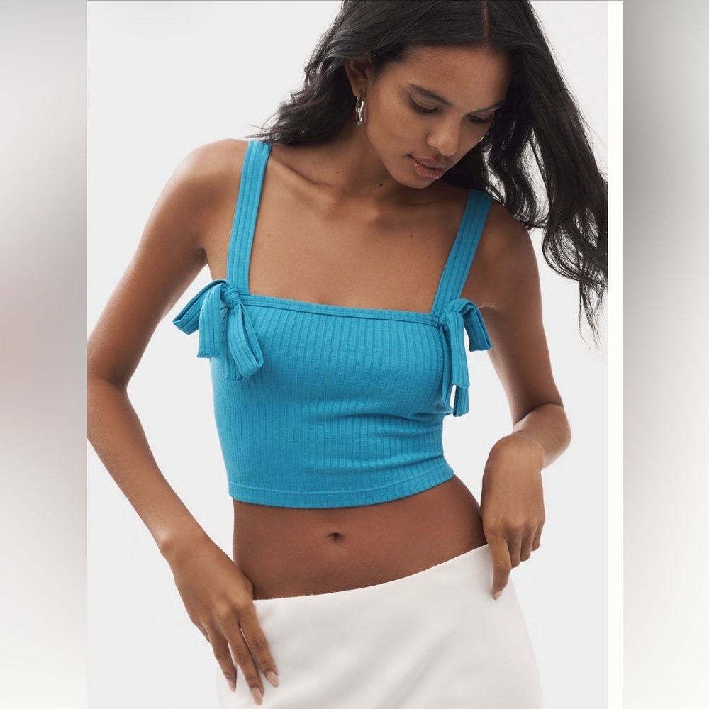 Pink Ribbed Women's Top NWT Anthropologie size M